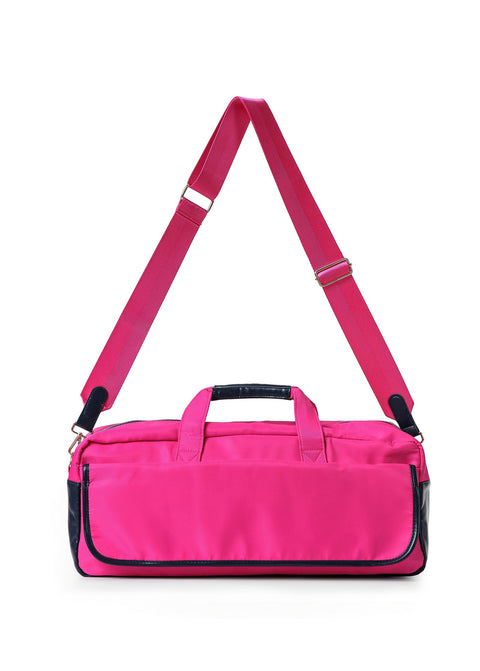 Maude Mahjong Bag I Hot Pink & Navy