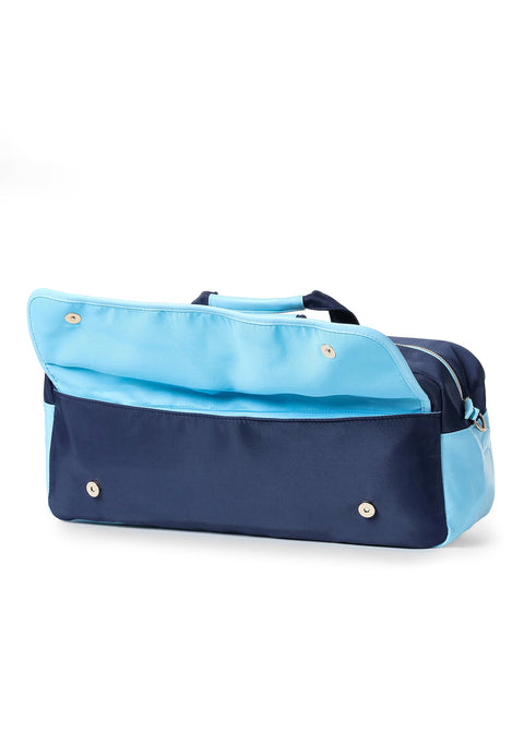 Maude Mahjong Bag I Navy & Light Blue