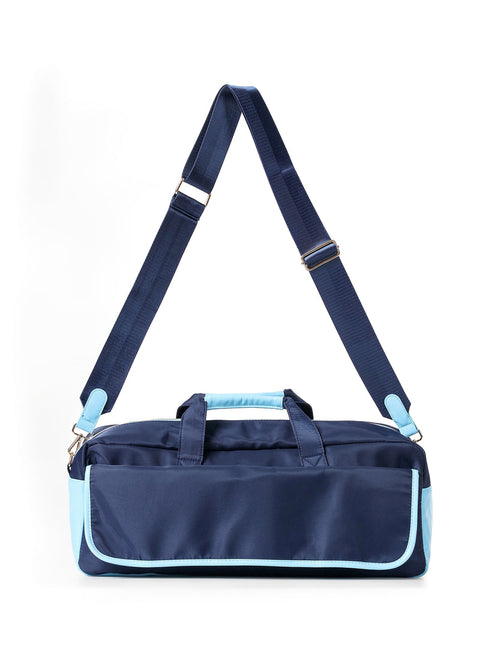 Maude Mahjong Bag I Navy & Light Blue