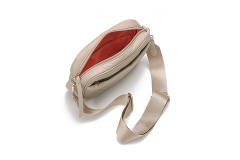 Noa Fawn Puffer I Cargo Camera Crossbody