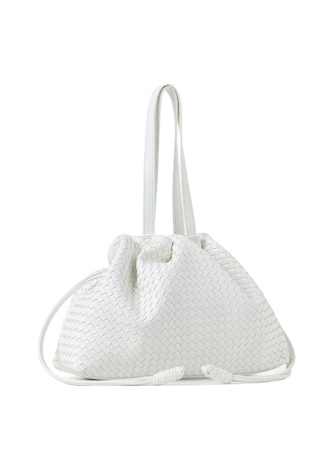 Reese Cloud| Vegan Leather Woven Tote