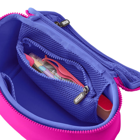 Kusshi-Kusshi Small Train Case: Hot Pink-Pink Dot Styles