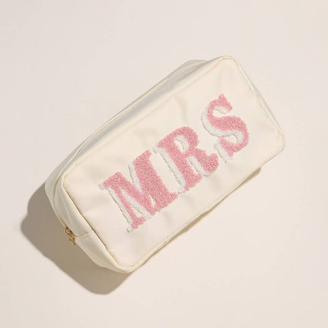 Sensibling Corp.-MRS Embroidered Pouch-Pink Dot Styles