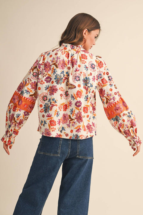 Floral Fall Blouse