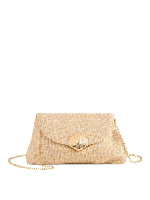 KAIA CLUTCH: NAVY