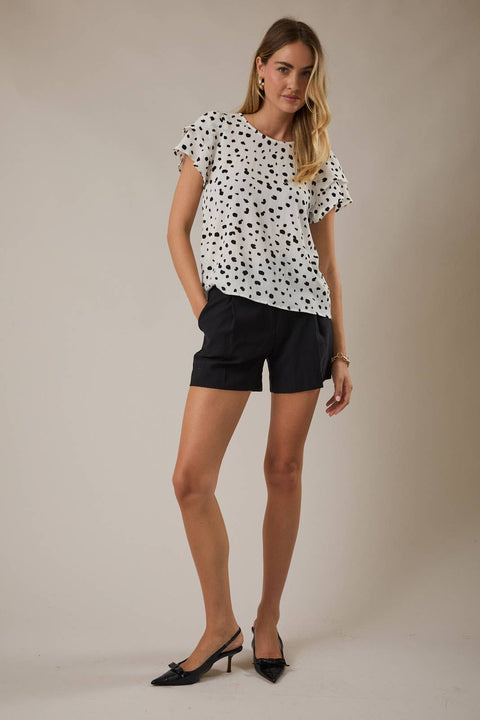 Black & White Polka Dot Blouse