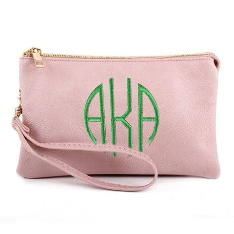 7013 Monogrammable Three Compartments Crossbody Bag: White