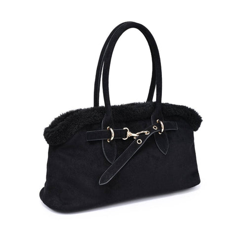 Tommy Faux Suede Satchel