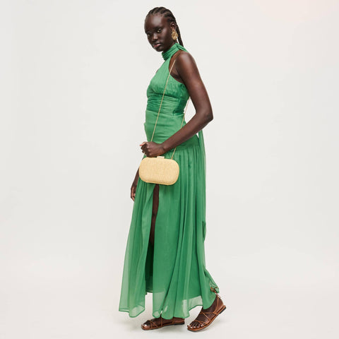 Alix Evening Bag: Natural