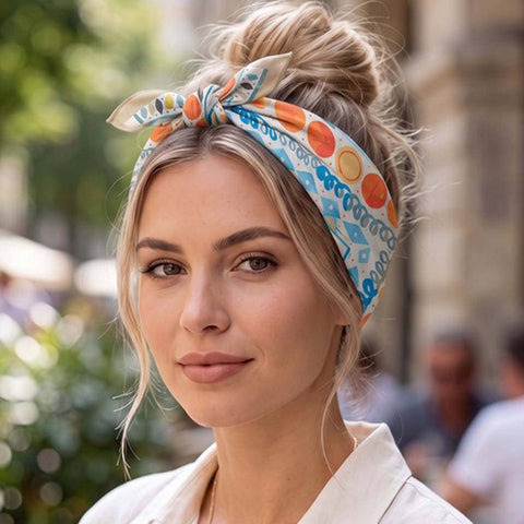 Geometric Print Bandana