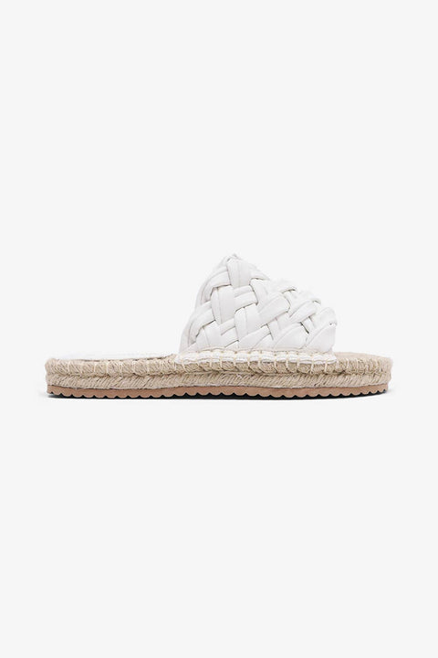 Lemonade Shoes-Woven Sandals, Beach Style, Casual Chic: White-Pink Dot Styles