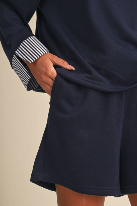 French Terry Sweatshirt & Short Set
