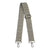 AHDORNED-Black-Cream | Embroidered Zig Zag Crossbody Strap (silver hardware)-Pink Dot Styles