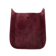 AHDORNED-Burgundy Vegan Crossbody | NO STRAP-Pink Dot Styles