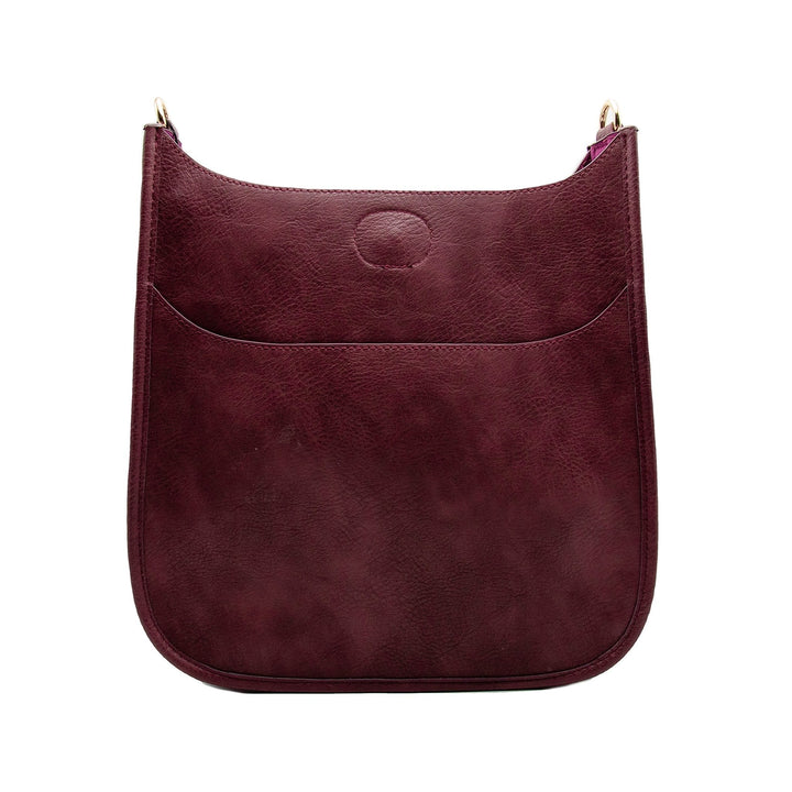 AHDORNED-Burgundy Vegan Crossbody | NO STRAP-Pink Dot Styles