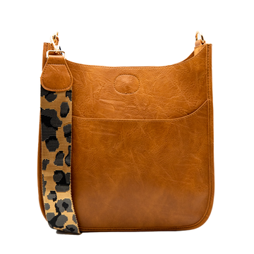 M camel nylon crossbody bag