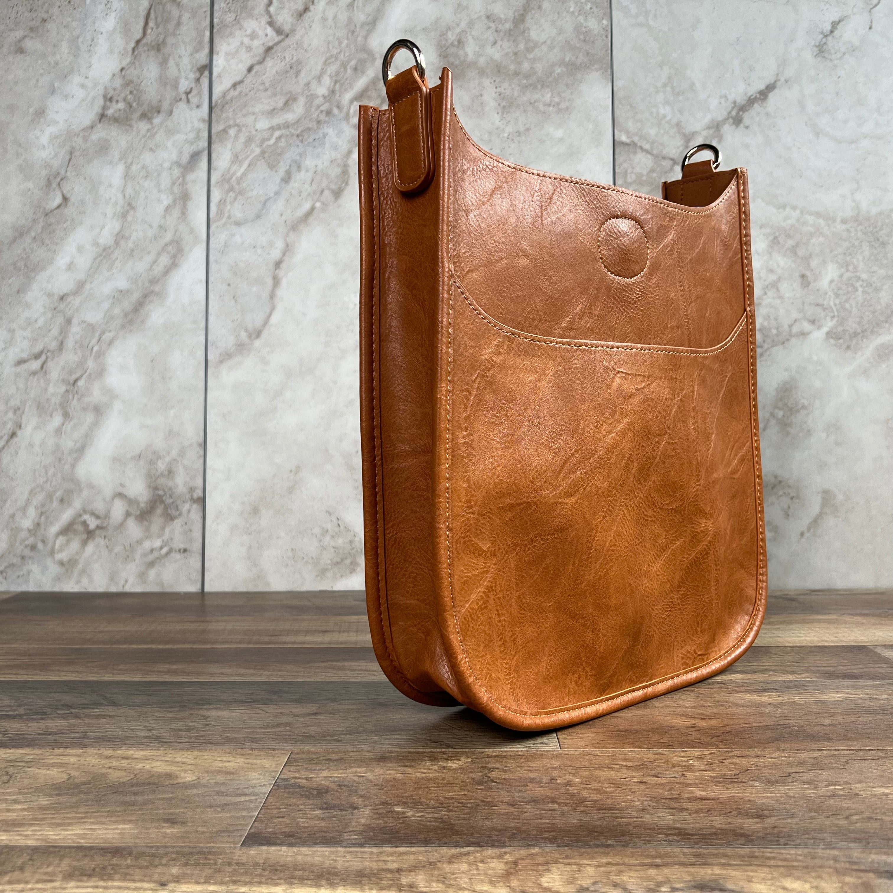 Ahdorned camel messenger bag new arrivals