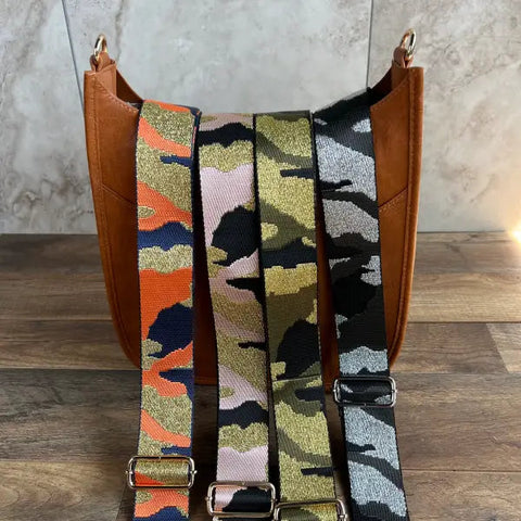 AHDORNED-Camo Crossbody Straps-Pink Dot Styles