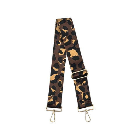 AHDORNED-Coffee-Camel | Leopard Crossbody Strap-Pink Dot Styles