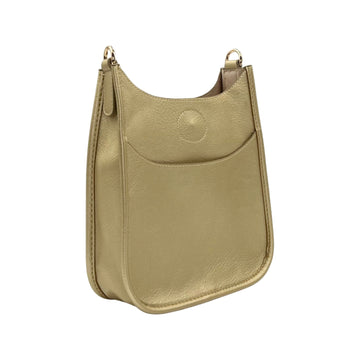 AHDORNED Mini Vegan Suede Messenger Bag Without Strap - Camel (Gold  Hardware)