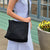 Lilly Black | Woven Neoprene Tote-Accessories > Handbags > Totes-Pink Dot Styles