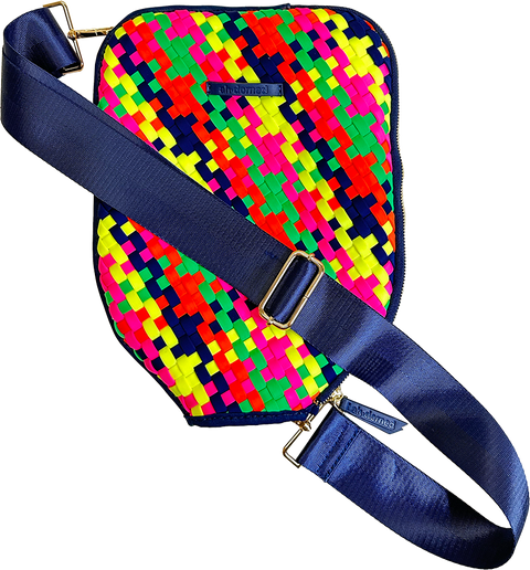 AHDORNED-Multi Colored Neoprene Pickleball Racket Cover (Final Sale)-Pink Dot Styles