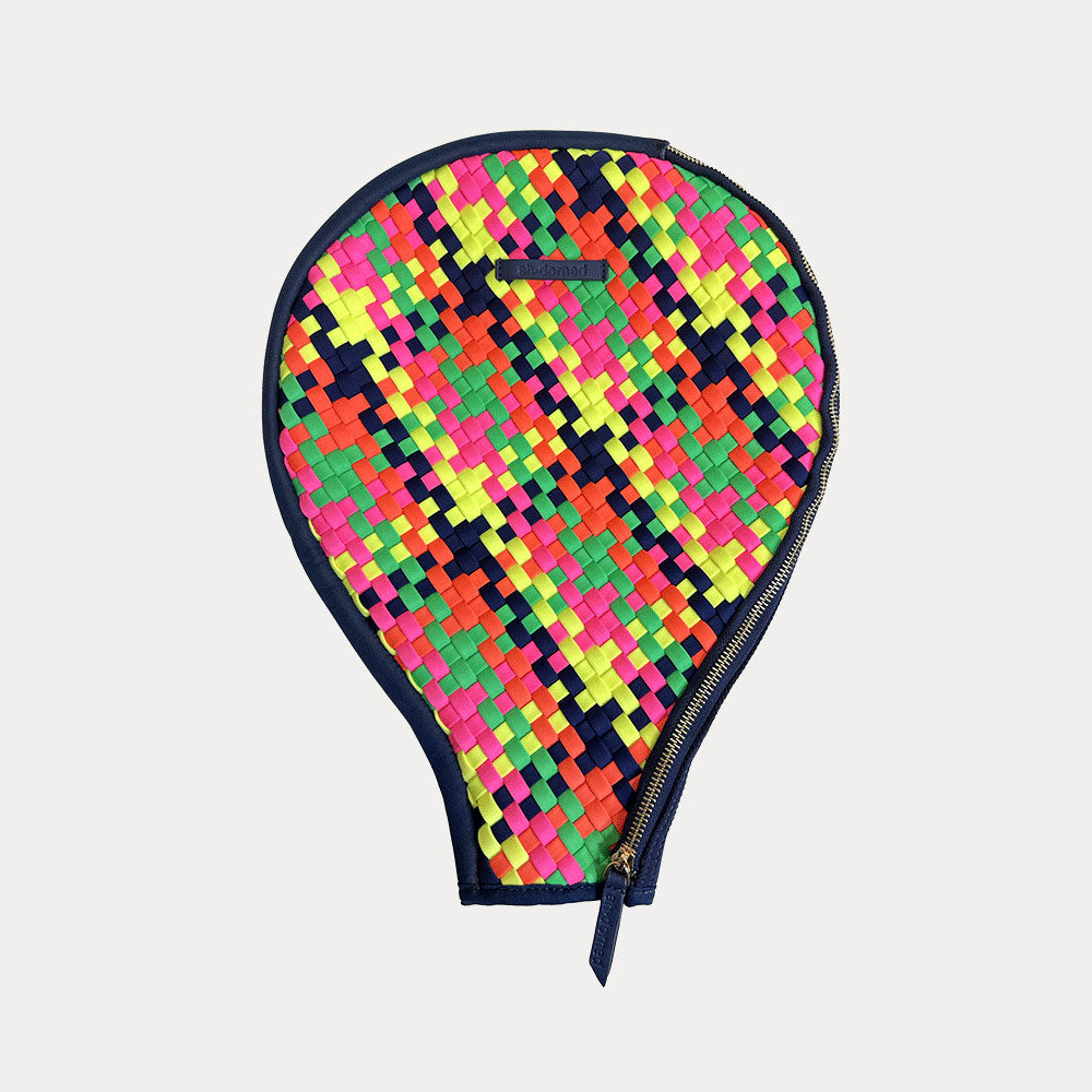 Nylon Racket Cover Multi Colored Neoprene Tennis Racket Cover (Final Sale)– Pink Dot Styles