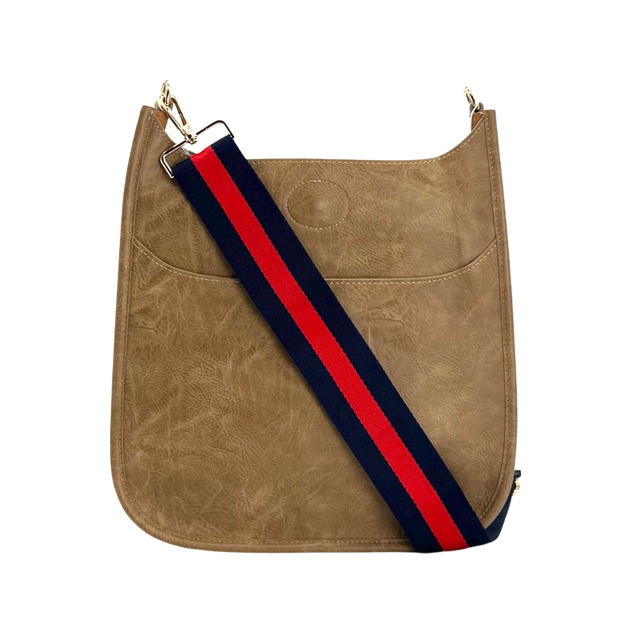DUAL STRIPED GAMEDAY CANVAS ADJUSTABLE BAG STRAPS -22 COLORS