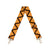 AHDORNED-Orange-Back | ZigZag Print Crossbody Strap-Pink Dot Styles