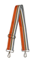 AHDORNED-Orange | Multi Stripe Web Crossbody Strap-Pink Dot Styles