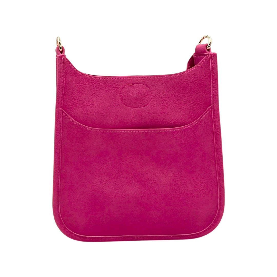 Ahdorned Pink Mini Vegan Leather Crossbody Messenger Bag