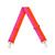 AHDORNED-Pink-Orange | Two Stripe Crossbody Strap-Pink Dot Styles