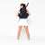 Ame & Lulu-Courtside I Tennis Backpack (Black)-Pink Dot Styles