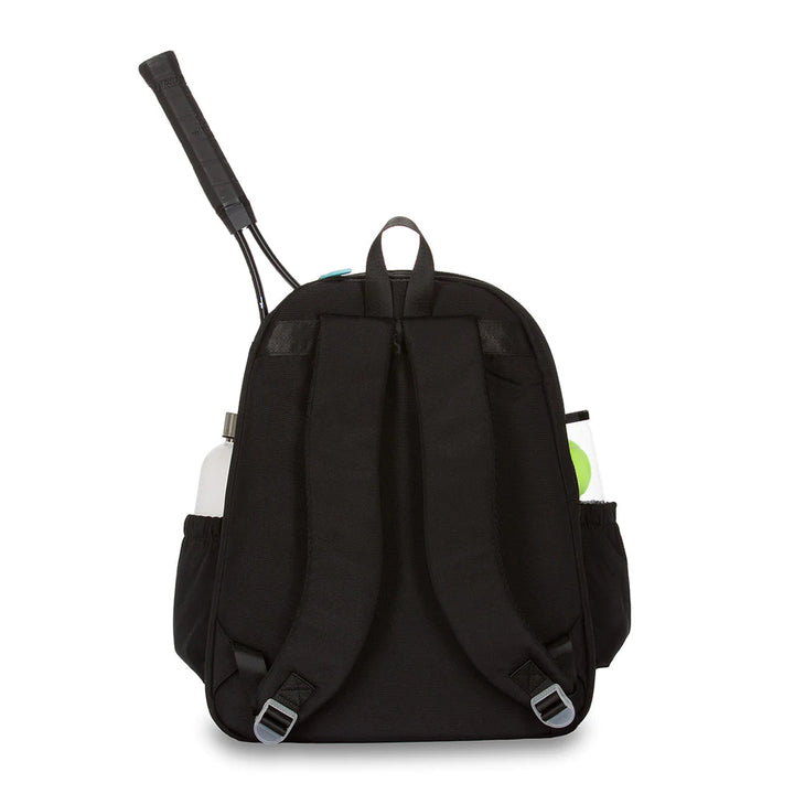 Ame & Lulu-Courtside I Tennis Backpack (Black)-Pink Dot Styles