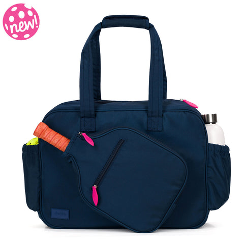 Pickleball Tote I Navy-Accessories > Bags > Pickleball Bags-Pink Dot Styles
