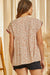 Embroidered Babydoll Top-Apparel > Womens > Tops > Shirts-Pink Dot Styles