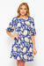 Floral Bubble Sleeve Dress-Apparel > Womens > Dresses & Jumpsuits-Pink Dot Styles