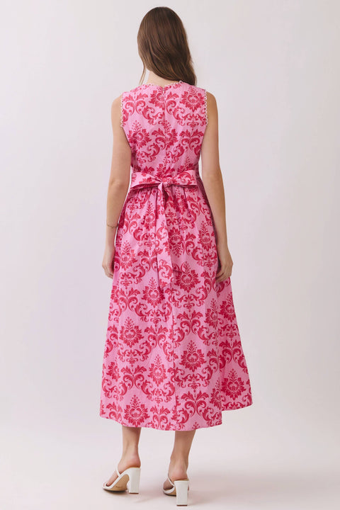 Pink Floral Beautiful Dress