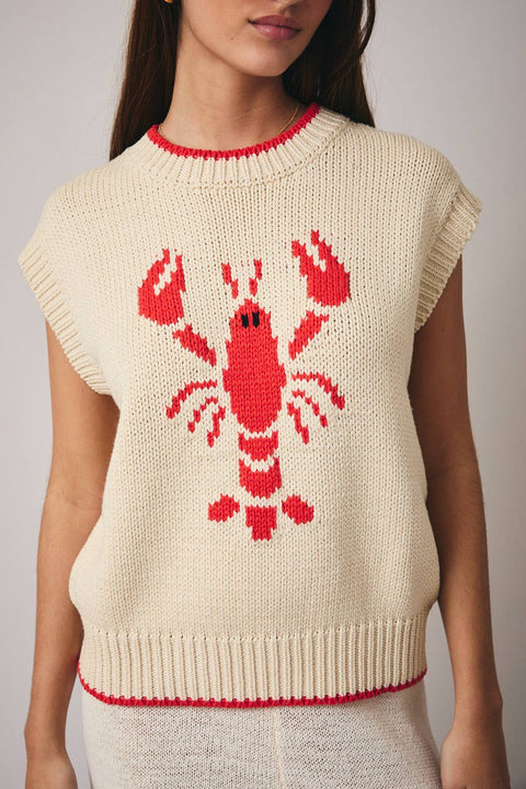 Sleeveless Lobster Sweater