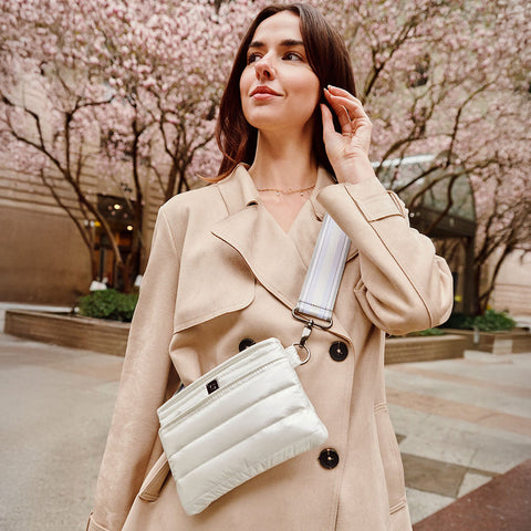 Bum Bag | Pearl Vanilla Crossbody / Belt Bag