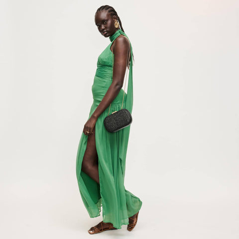 Alix Evening Bag: Natural