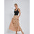 The Audrey Skirt - Sand-Apparel > Womens > Bottoms > Skirt-Pink Dot Styles