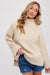 Funnel Neck Oversized Sweater-Apparel > Womens > Tops > Sweaters-Pink Dot Styles