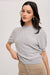 Heather Grey Mock Turtleneck-Apparel > Womens > Tops > Sweaters-Pink Dot Styles