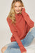 Bluivy-Spice Slouch Neck Pullover-Pink Dot Styles