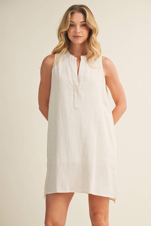 Linen Shift Dress