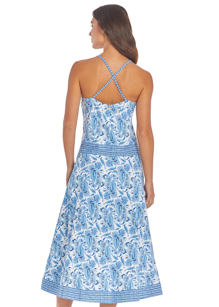 Cabana Life-Charleston | Paneled Overlay Maxi Dress-Pink Dot Styles