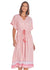 Cabana Life-Napa | Tie Waist Midi Dress-Pink Dot Styles