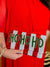 Ho Ho Ho Sequin Crossbody Bag RED: Default-Accessories > Handbags > Clutches-Pink Dot Styles