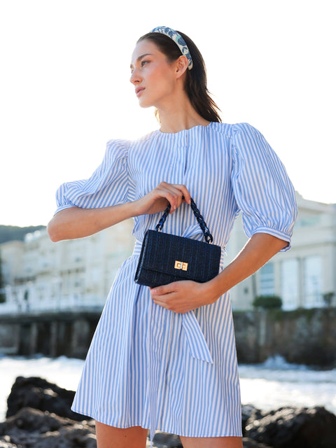 Shiraleah-Marisol Mini Bag-Pink Dot Styles